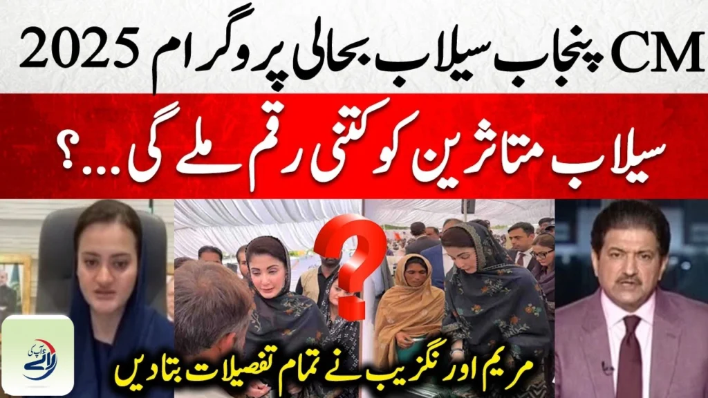 Wazir-e-Aala Punjab Flood Relief Scheme 2025 – Registration & Payment Details