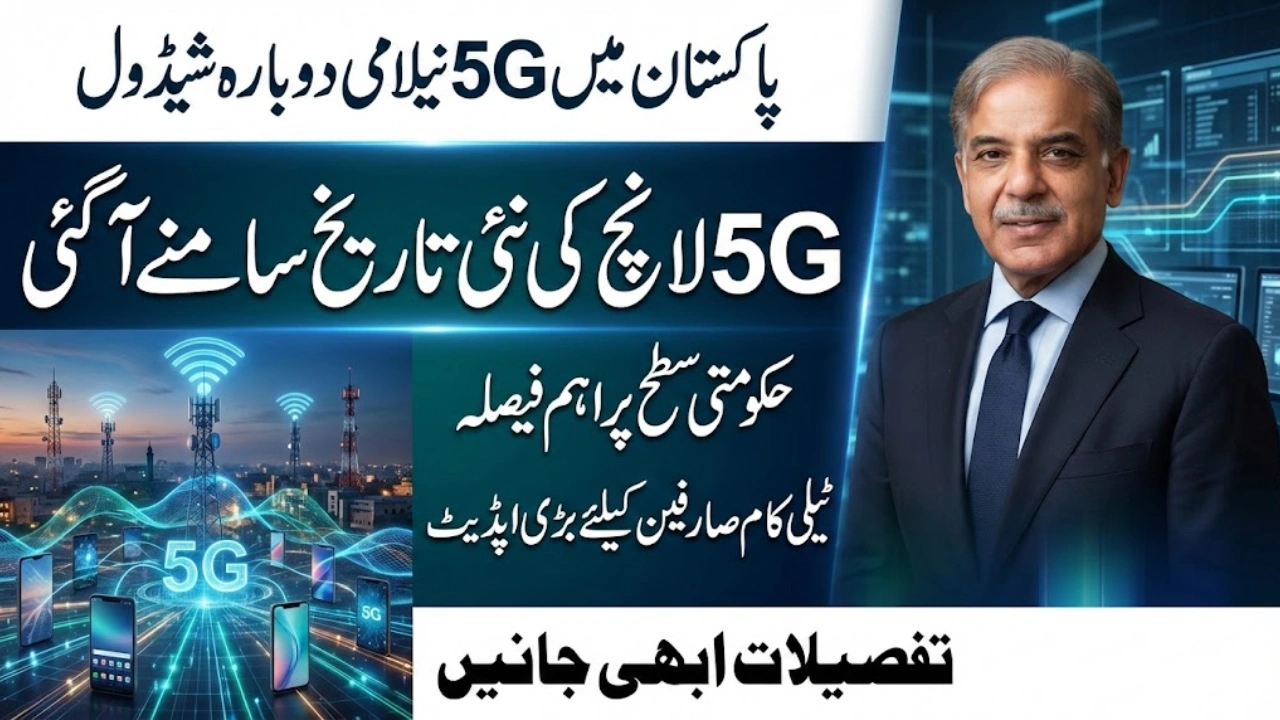 5G in Pakistan Auction Rescheduled: New Launching Date
