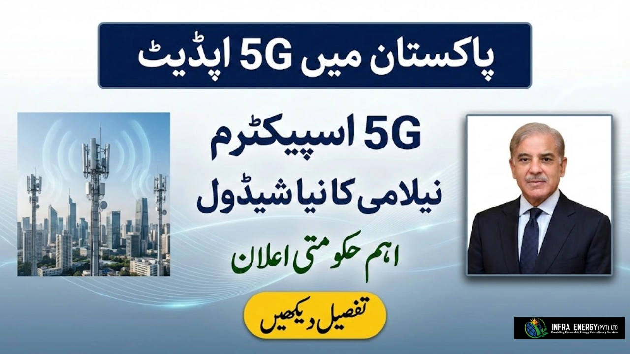 5G Spectrum Auction Revised Schedule Announced in Pakistan