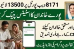 Live Status 13500 on BISP Web Portal 8171 - Check CNIC Entire Family