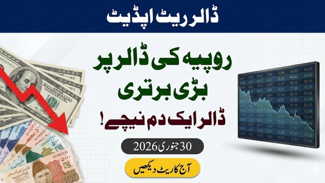 Dollar Rate to PKR – Check Latest Market Rate Today (30 Jan 2026)