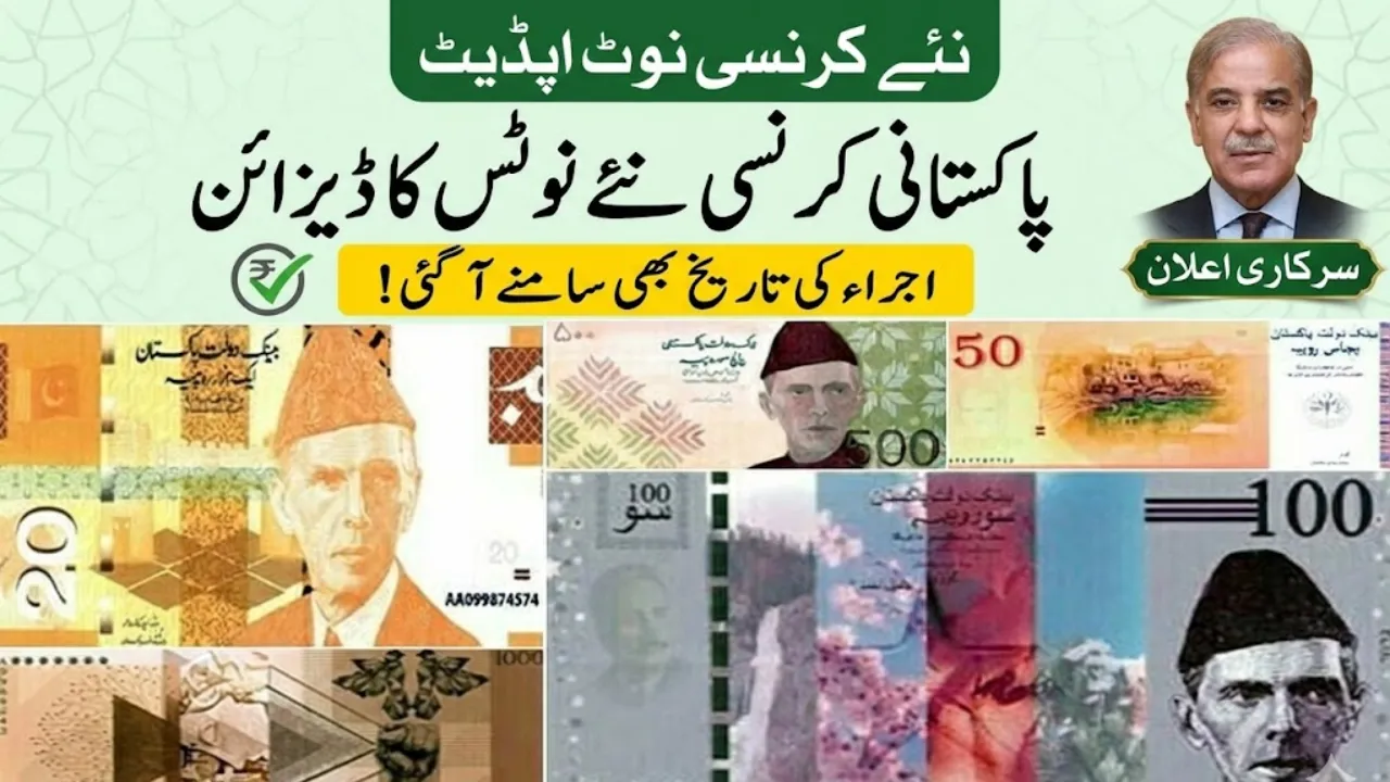 New Pakistani Currency Notes Design Revealed With Official Release Date